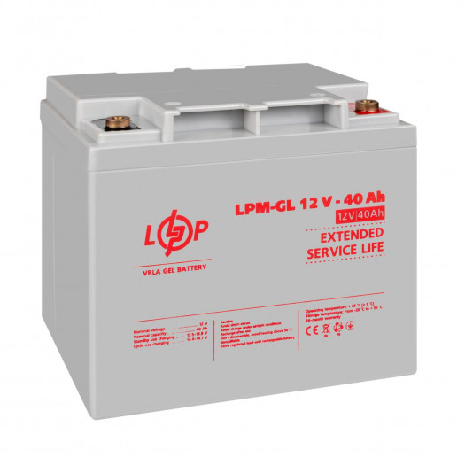 Купить Аккумулятор гелевый LPM-GL 12V - 40 Ah 4 063,00 грн