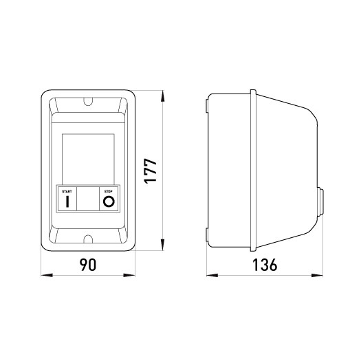 Купити Електромагнітний пускач e.industrial.ukq.9mb.9A 230V 942,20 грн