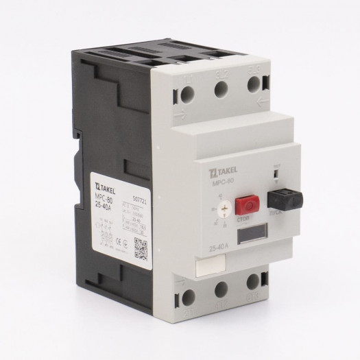 Вимикач автоматичний захисту двигуна MPC-80 25-40А 000144250