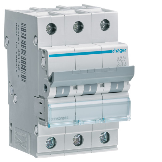 Автоматичний вимикач 3P 6kA C-32A 3M 000150169