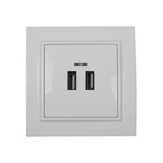 Розетка USB Enzo (белая) 000039652