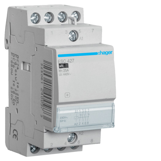 Контактор 25A, 2НВ+2НЗ, 230В 000006717