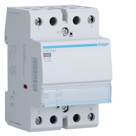 Контактор 40A, 2НВ, 24В 000024512