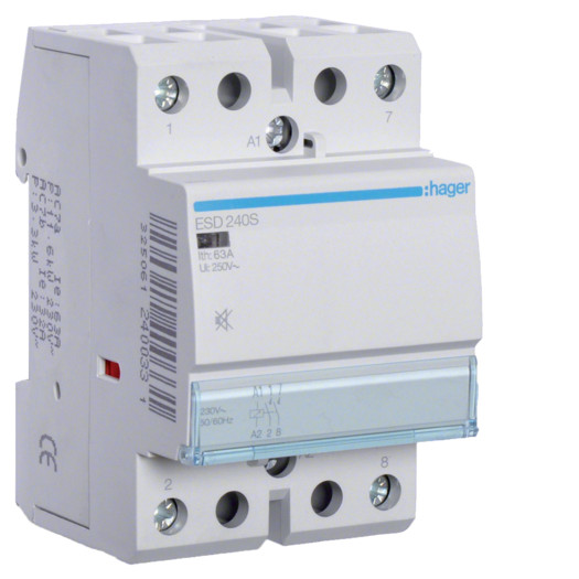 Контактор безшумний 40A, 2НВ, 24В 000024566