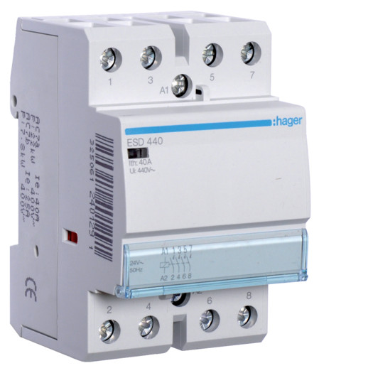 Контактор 40A, 4НВ, 24В 000024514