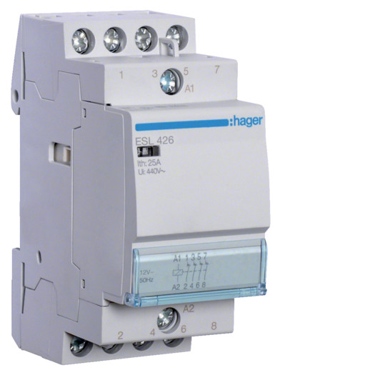 Контактор 25A, 4НЗ, 12В 000024522