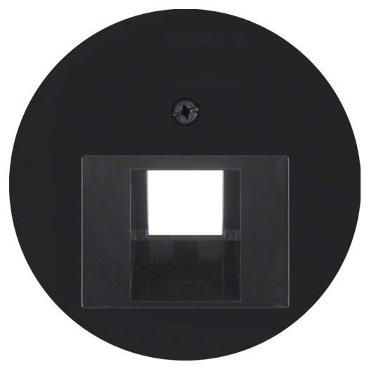Накладка для 1-кратної розетки UAE, чорна, R.х 000026957