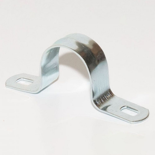 Скоба металева дволапкова d25мм 000126604