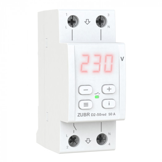 Реле напруги ZUBR D2-50 red 000129527