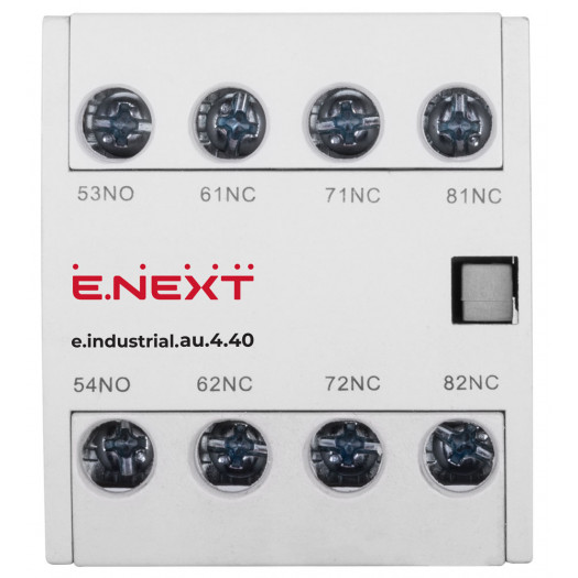 Купить Дополнительный контакт E.Next e.industrial.au.4.40, 4no (Арт. i0140003) 150,40 грн