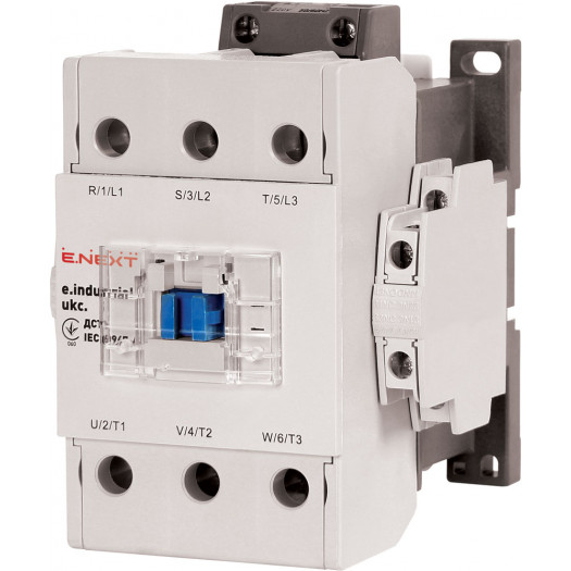 Контактор e.industrial.ukc.40.380, 40А, 380В, 1no+1nc 000016776