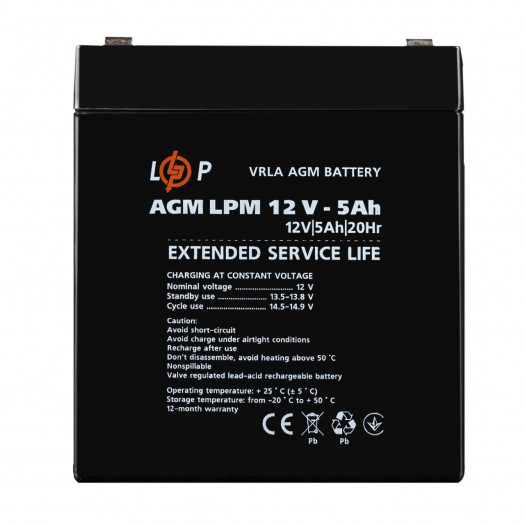 Аккумулятор AGM LPM 12V - 5 Ah 000185774
