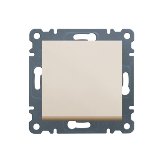 Вимикач хрестовидний Lumina-2, крем, 10АХ/230В М00000282