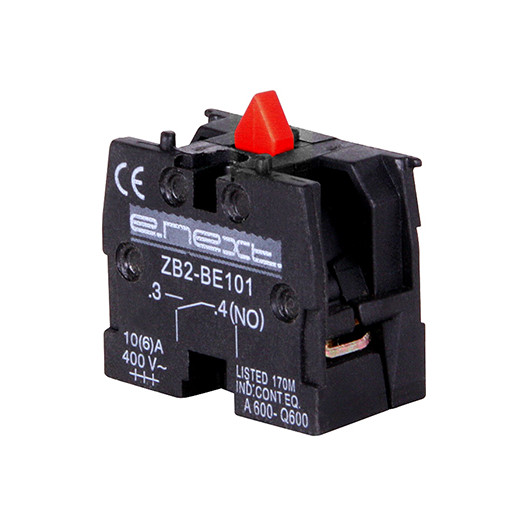 Блок-контакт e.cb.stand.n.c, червоний нормально-закритий 000017120