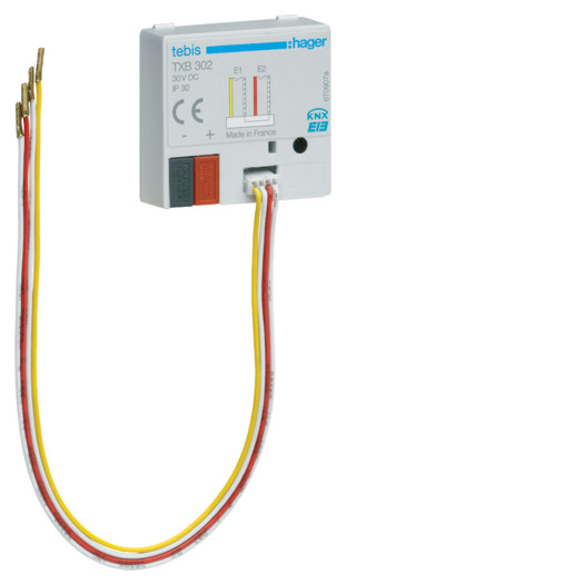 Бинарный вход KNX в/у 2-канальный (Арт. TXB302) 000027790 Бинарный вход KNX в/у 2-канальный (Арт. TXB302) 000027790