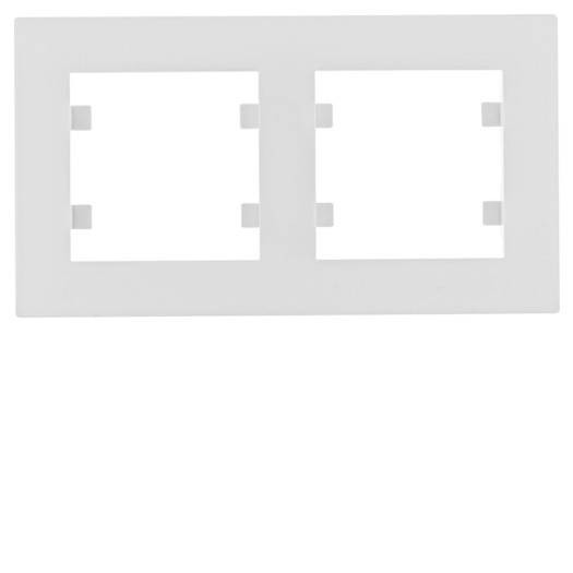Рамка 2X горизонтальна, Lumina-Intens, біла 000052744