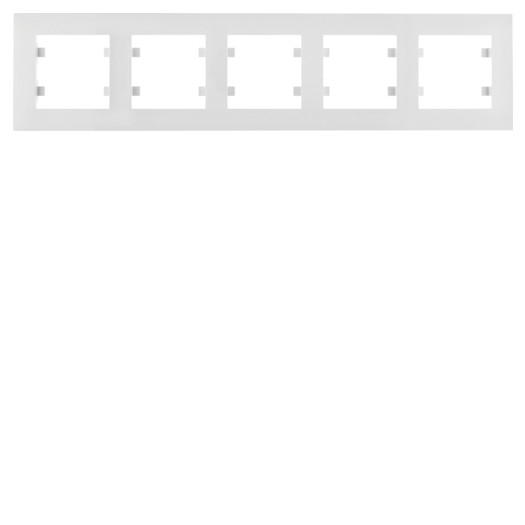Рамка 5X горизонтальная, Lumina-Intens, белая (Арт. WL5750) 000052753