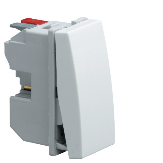 Вимикач 1-тактовий, 1НВSysto білий, 10А/250В 000025833